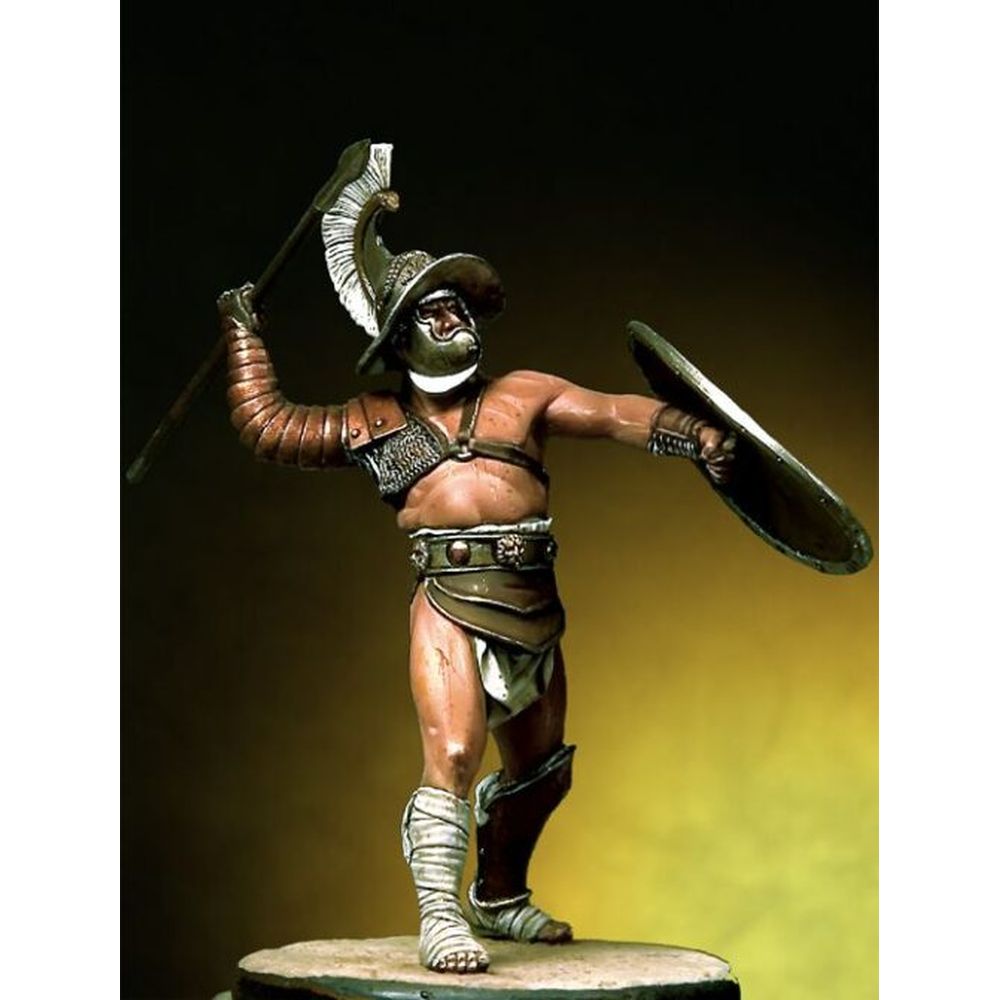 PREORDER Pegaso Models - Roman Gladiator Laequarius 54mm on foot CLASSICS