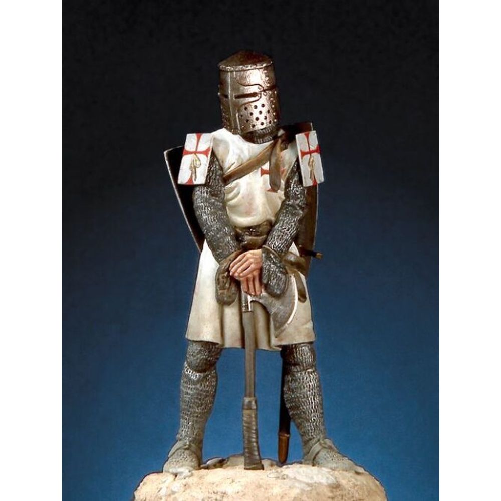 PREORDER Pegaso Models - Templar Order Knight 54mm on foot CLASSICS
