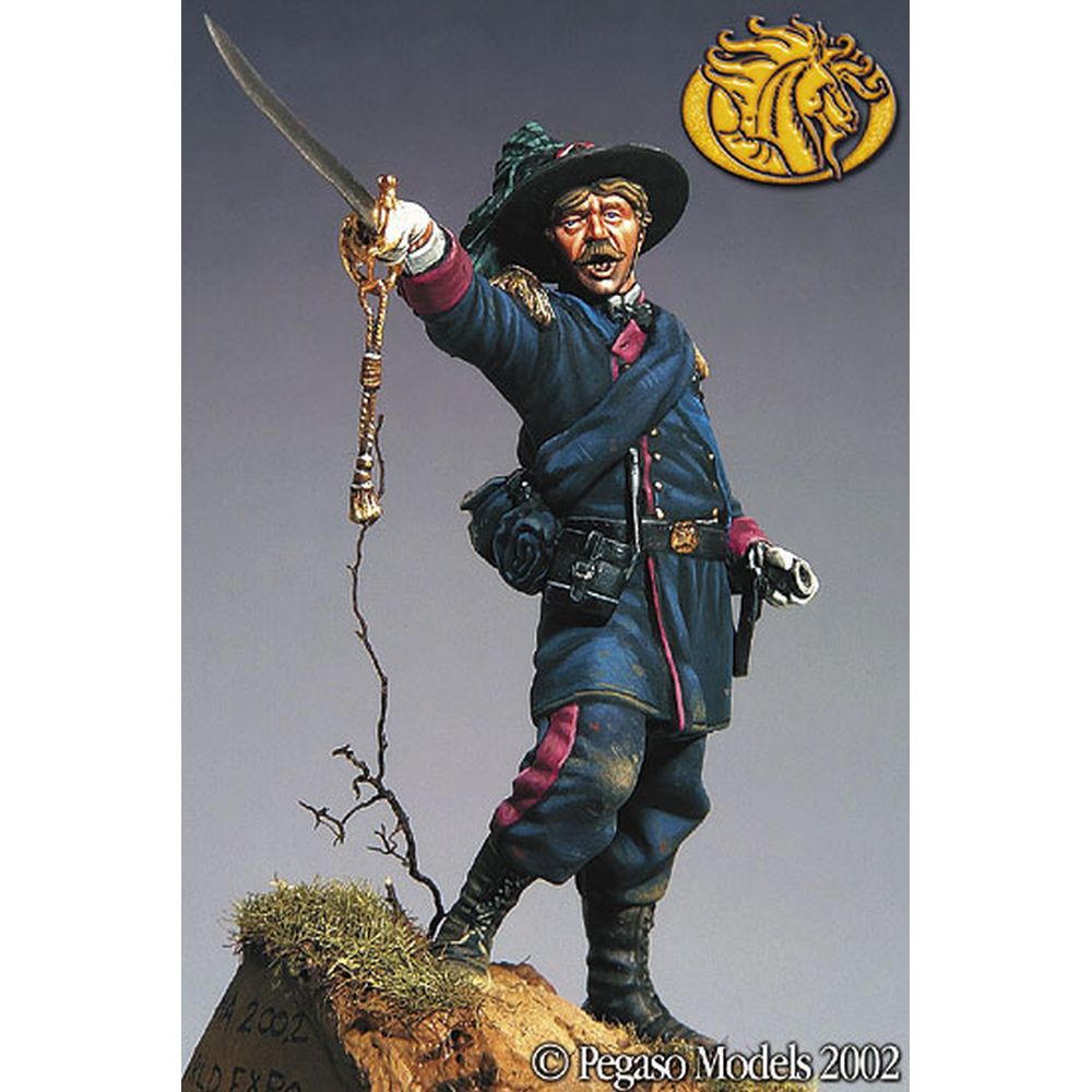 PREORDER Pegaso Models - Bersaglieri's Officer 54mm on foot CLASSICS