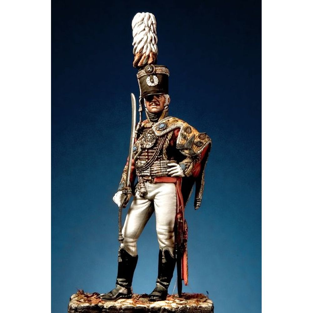 PREORDER Pegaso Models - Hussar Officer of the Imperial Russian Guard 54mm on foot CLASSICS