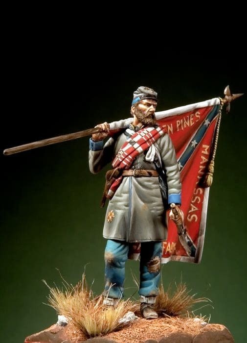 PREORDER Pegaso Models - First Lieutenant Northern Virginia Army 54mm on foot CLASSICS