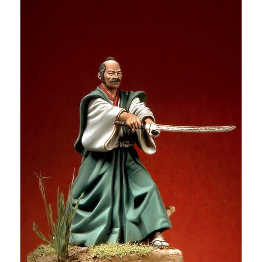 PREORDER Pegaso Models - Samurai with Daisho Sword 54mm on foot CLASSICS