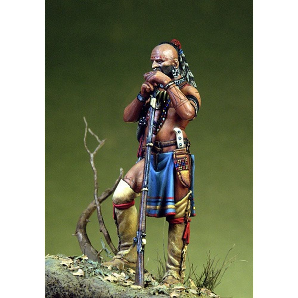 PREORDER Pegaso Models - Iroquois Warrior 54mm on foot CLASSICS