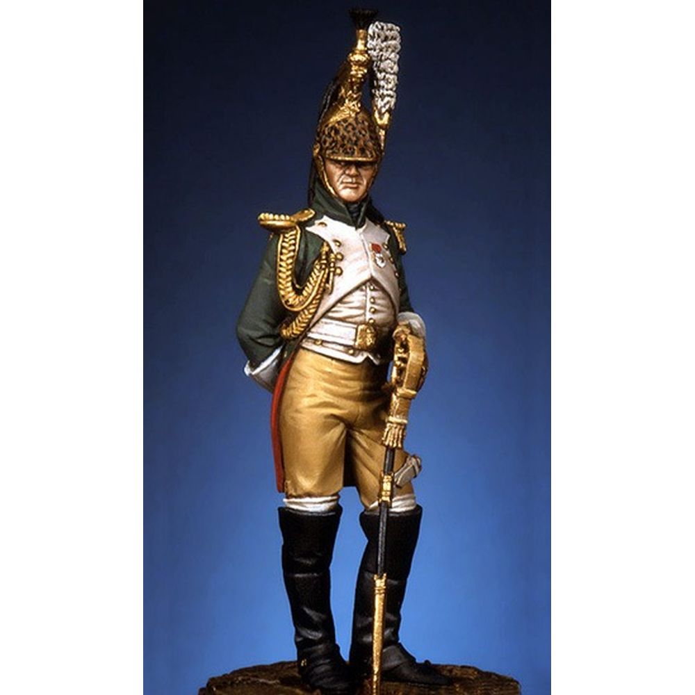 PREORDER Pegaso Models - Imperal Guard Empress Dragoon Officer 54mm on foot CLASSICS