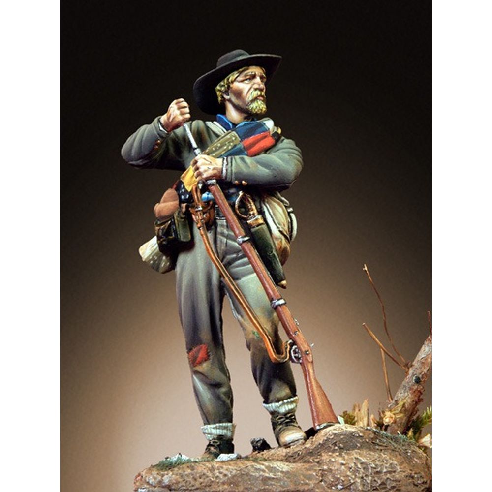 PREORDER Pegaso Models - Confederate Infantryman 54mm on foot CLASSICS