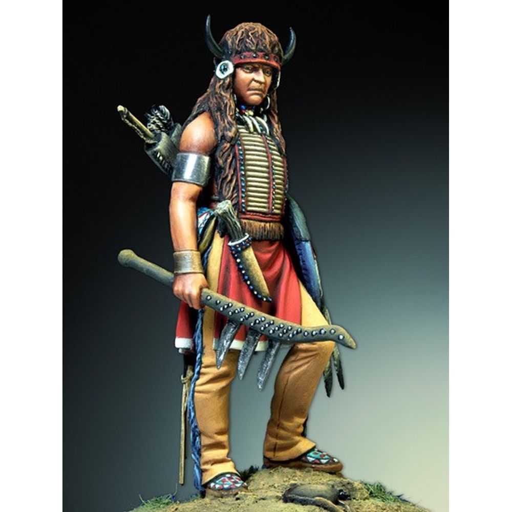 PREORDER Pegaso Models - Sioux Warrior 54mm on foot CLASSICS