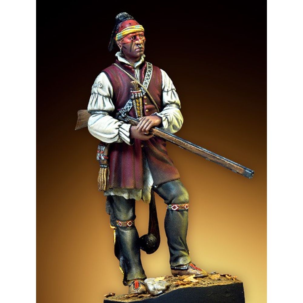 PREORDER Pegaso Models - Onondaga Warrior 54mm on foot CLASSICS