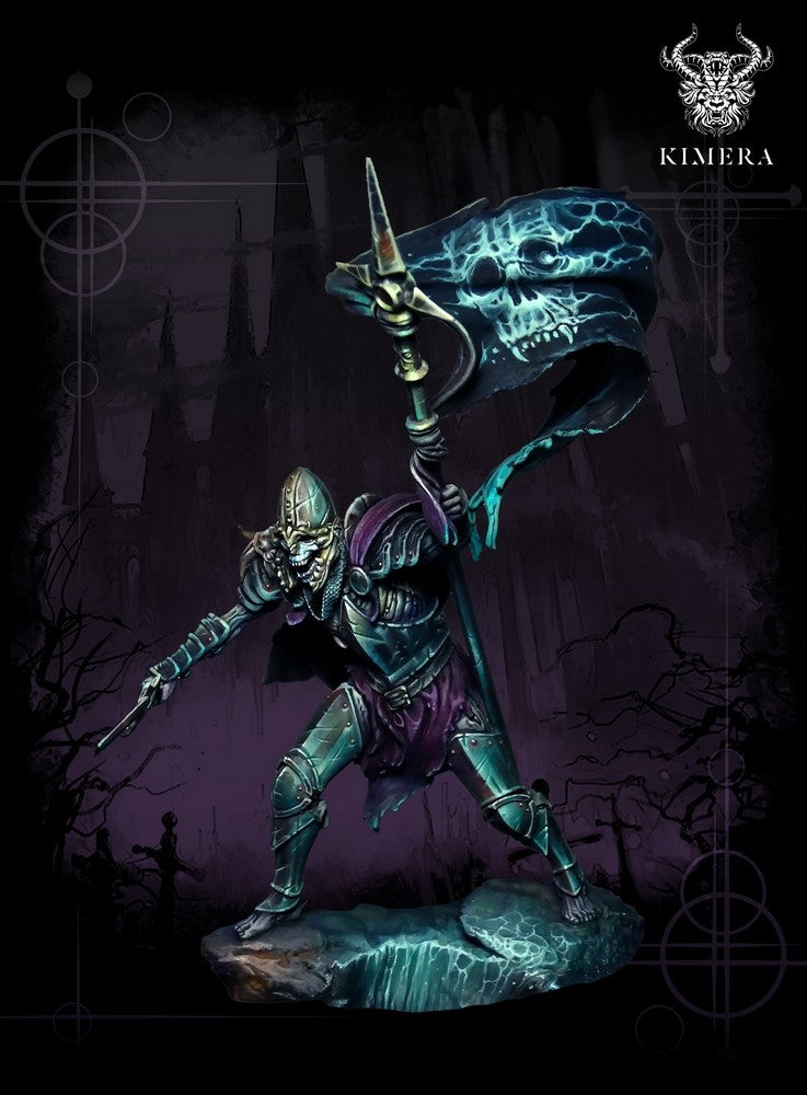 PREORDER Kimera Models - Pulvis Series - Living Corpse Templar Banner 38mm