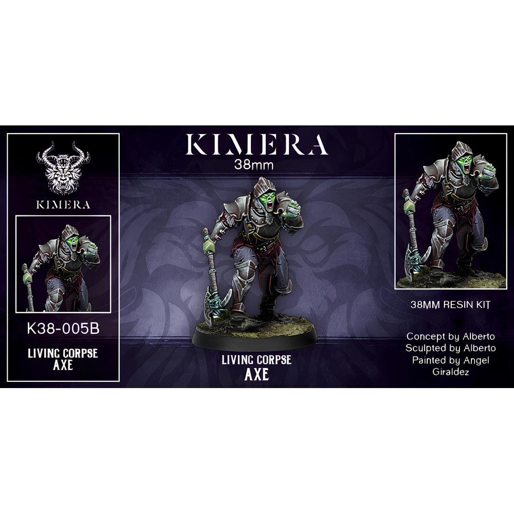 PREORDER Kimera Models - Pulvis Series - Living Corpse Axeman 38mm