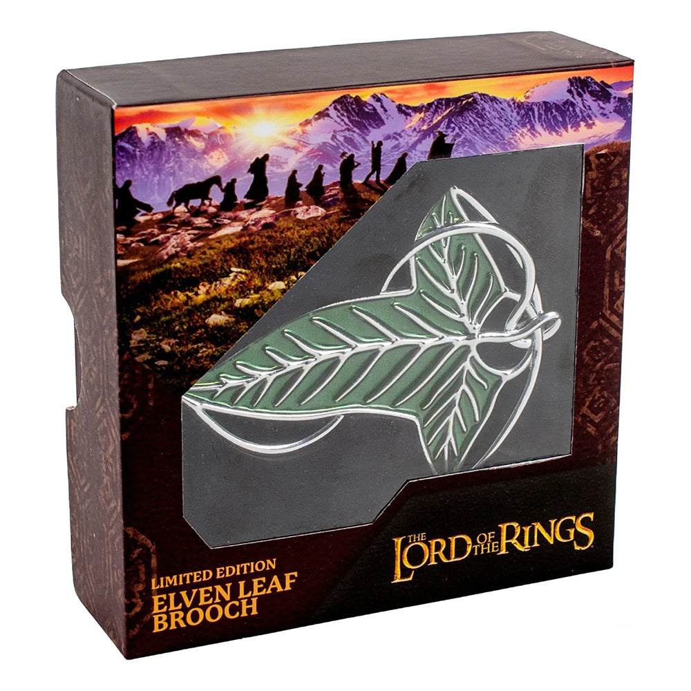 PREORDER Lord of the Rings: Elven Leaf Pin Brooch Replica