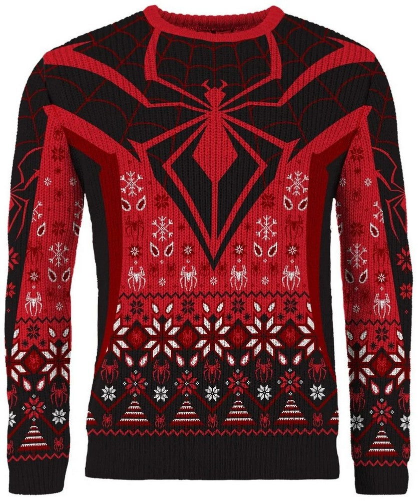 PREORDER Spider Man Miles Morales Christmas Jumper (Size XXXL)