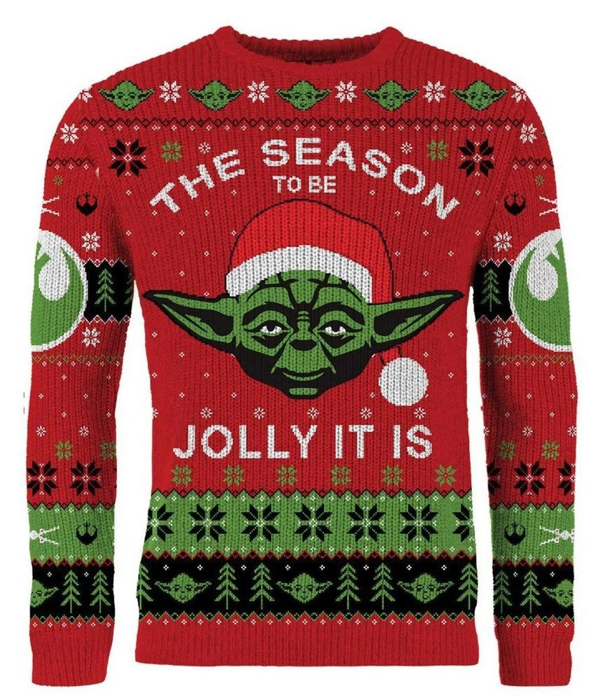 PREORDER Star Wars Yoda Christmas Jumper (Size S)