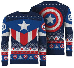 PREORDER Captain America Christmas Jumper (Size M)