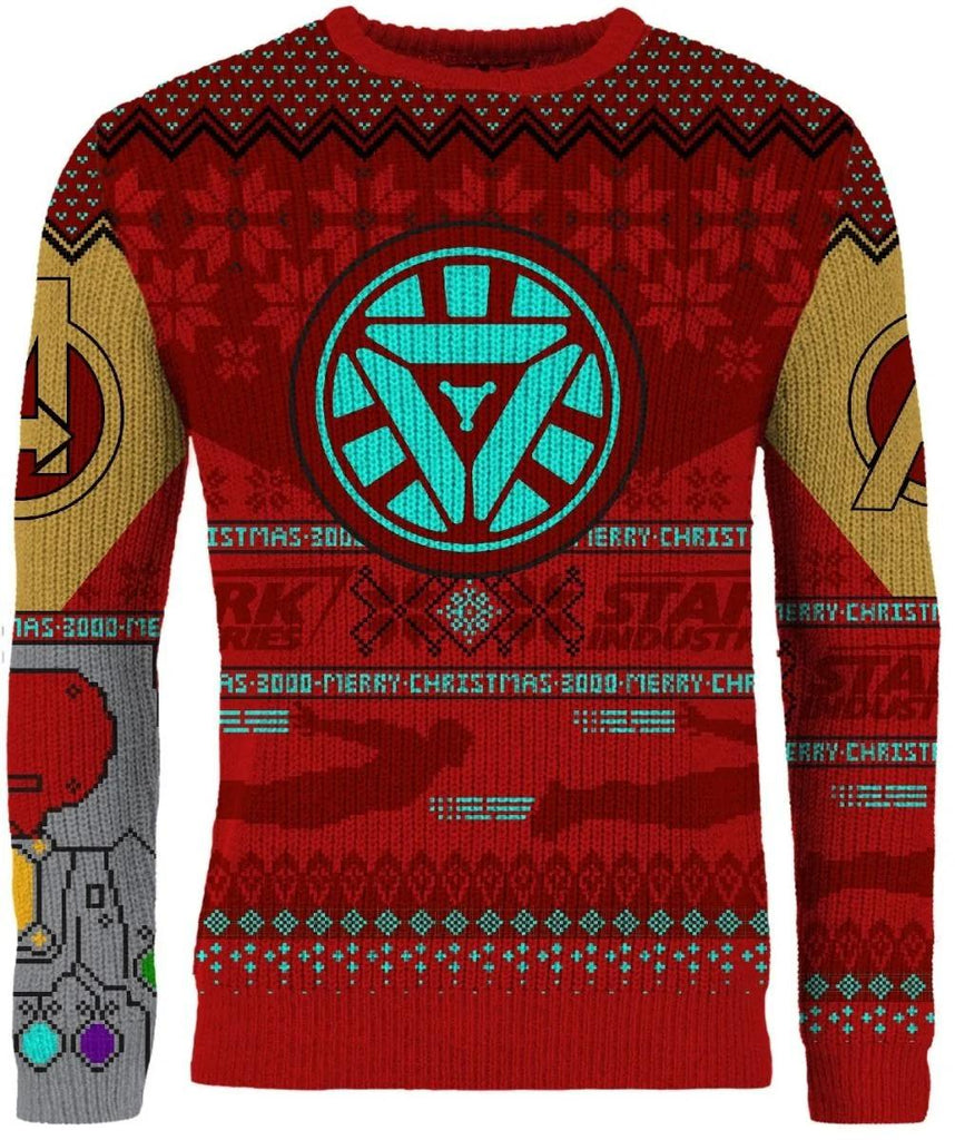 PREORDER Avengers Iron Man Christmas Jumper (Size S)
