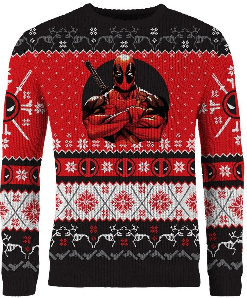 PREORDER Deadpool Christmas Jumper (Size XL)