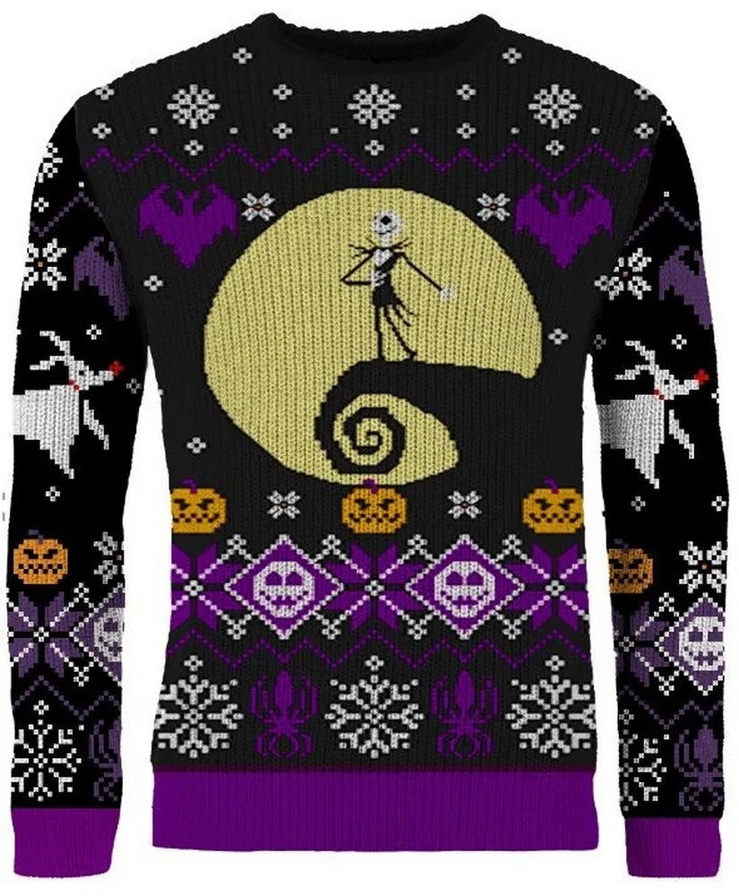 PREORDER Nightmare Before Christmas 8-bit Christmas Jumper (Size L)