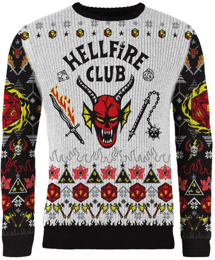 PREORDER Stranger Things: Hellfire Club Christmas Jumper (Size XXL)
