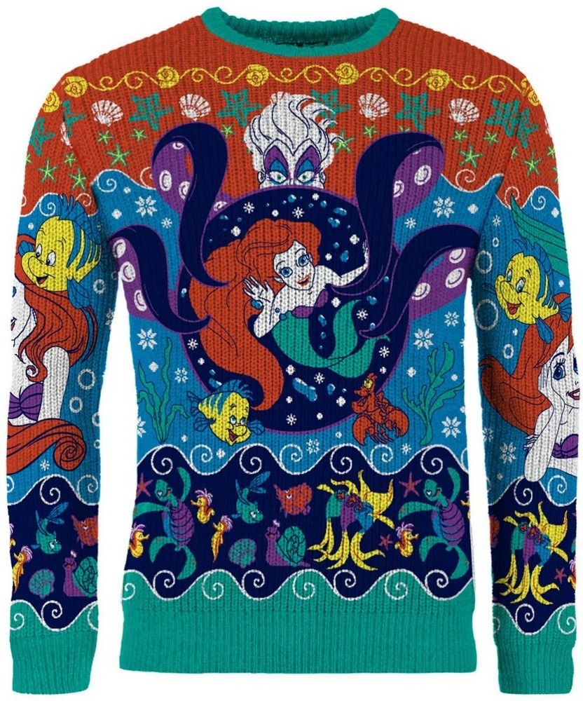 PREORDER The Little Mermaid Ariel Christmas Jumper (Size XS)