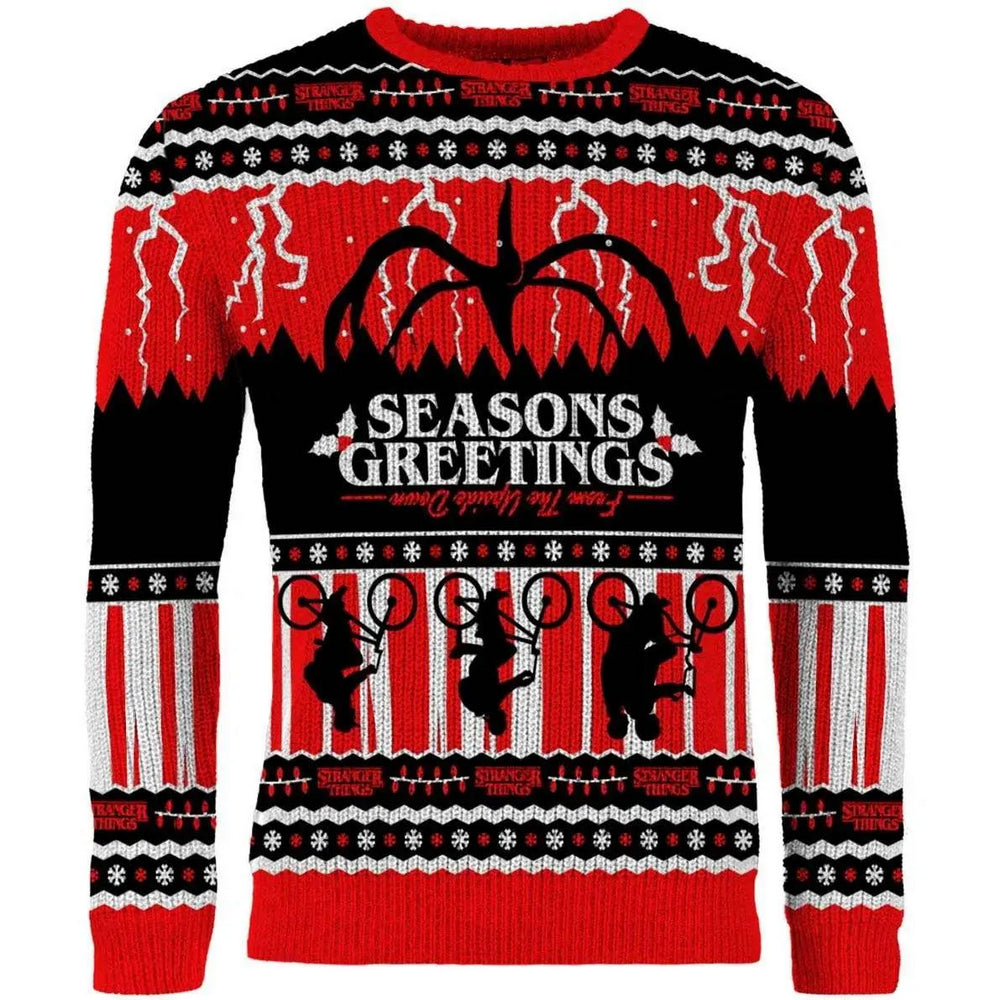 PREORDER Stranger Things Christmas Jumper (Size XXXXL)