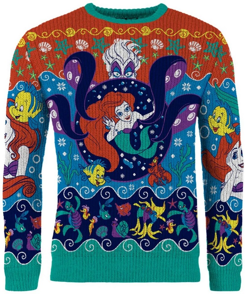 PREORDER The Little Mermaid Ariel Christmas Jumper (Size XXXXL)