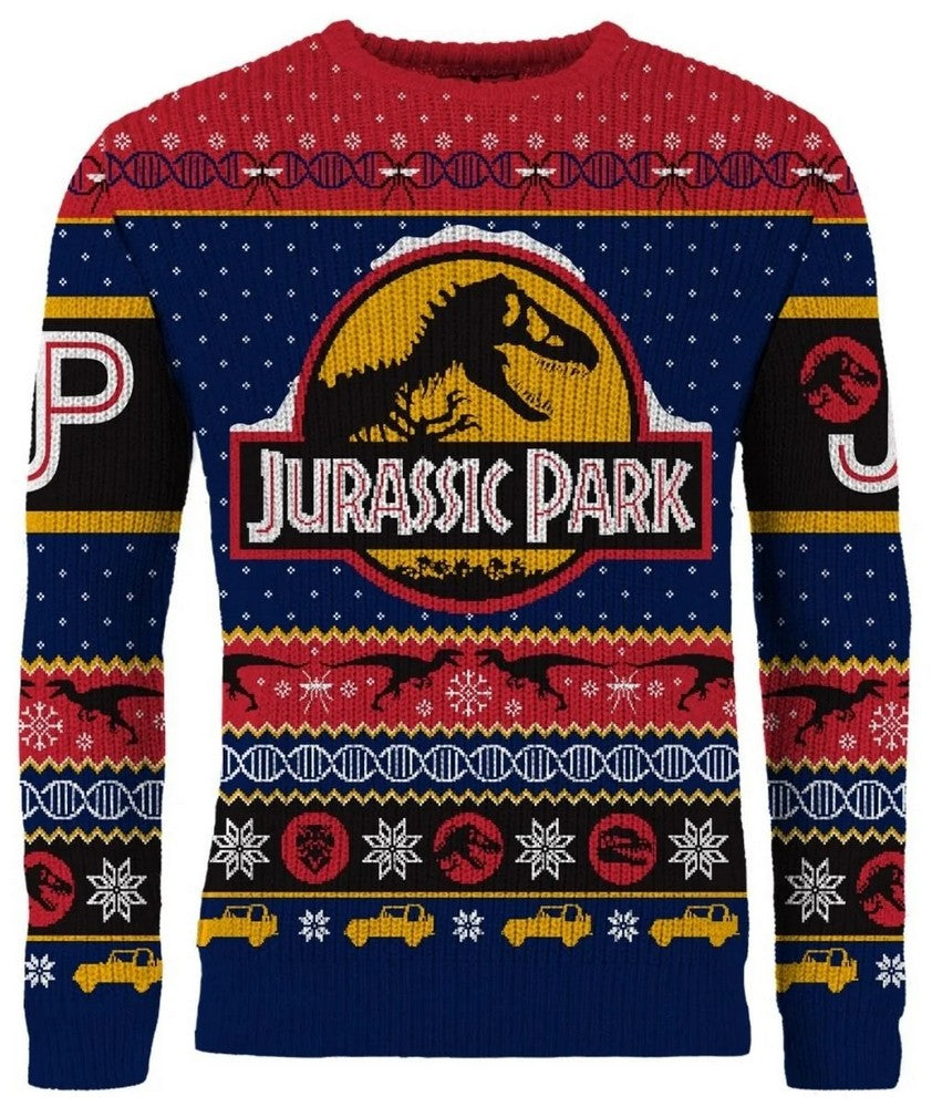 PREORDER Jurassic Park Christmas Jumper (Size XXXXL)
