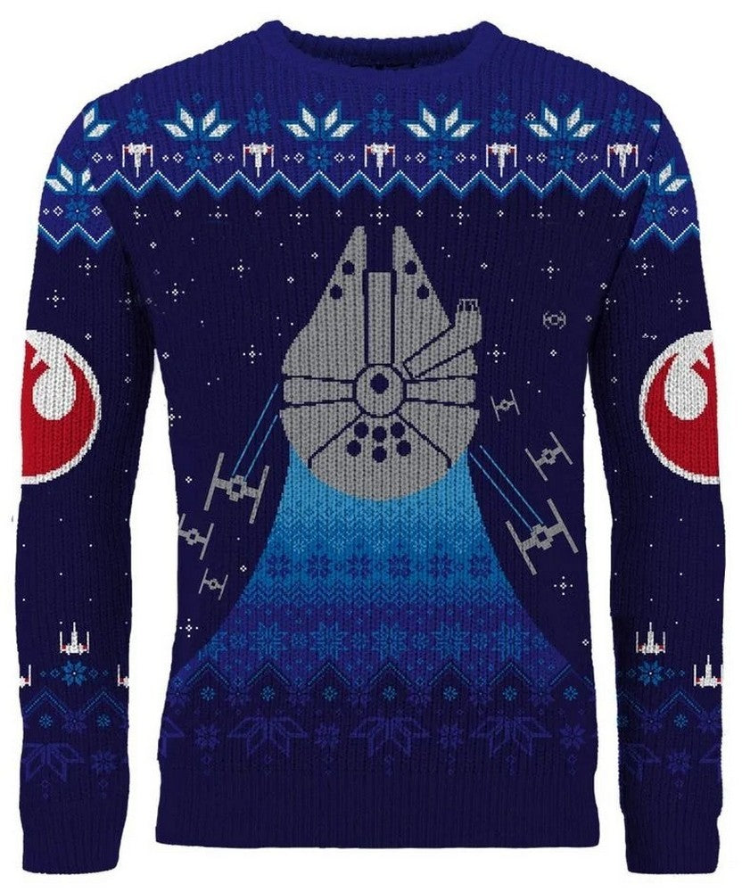 PREORDER Star Wars Millennium Falcon Christmas Jumper (Size S)