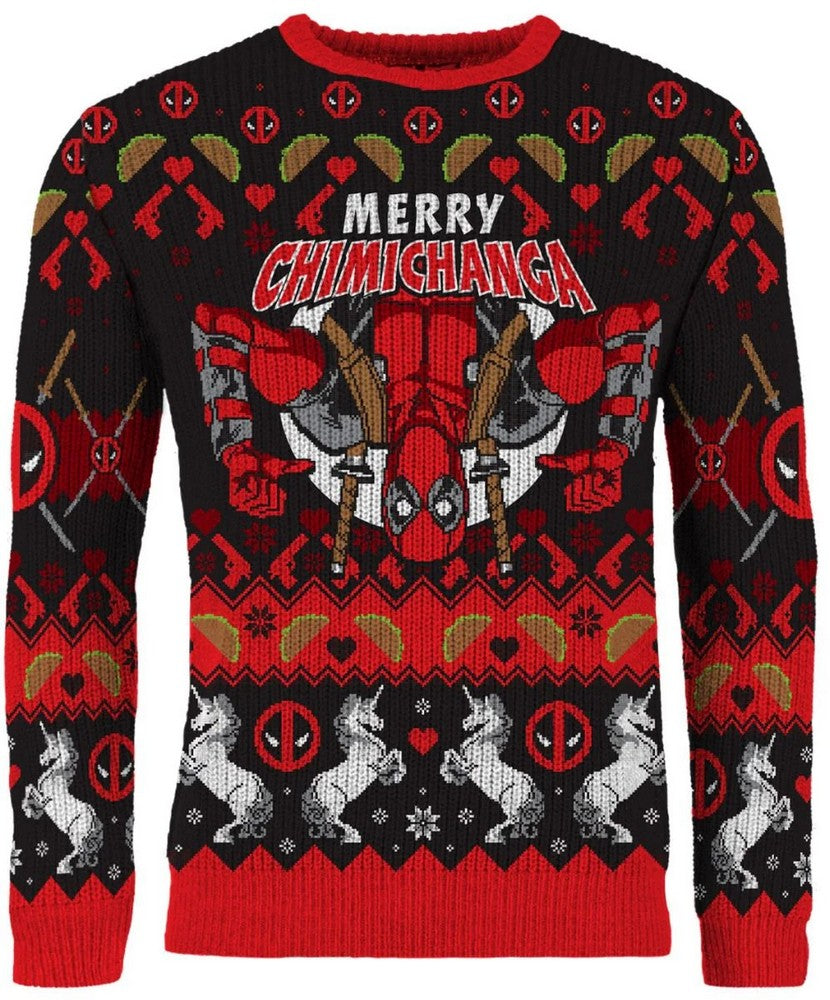 PREORDER Deadpool: Merry Chimichanga Christmas Jumper (Size XXXXL)