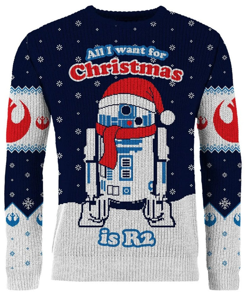 PREORDER Star Wars: R2-D2 Christmas Jumper (Size: XS)