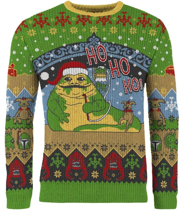 PREORDER Star Wars: Jabba the Hutt Christmas Jumper (Size: XXXXL)