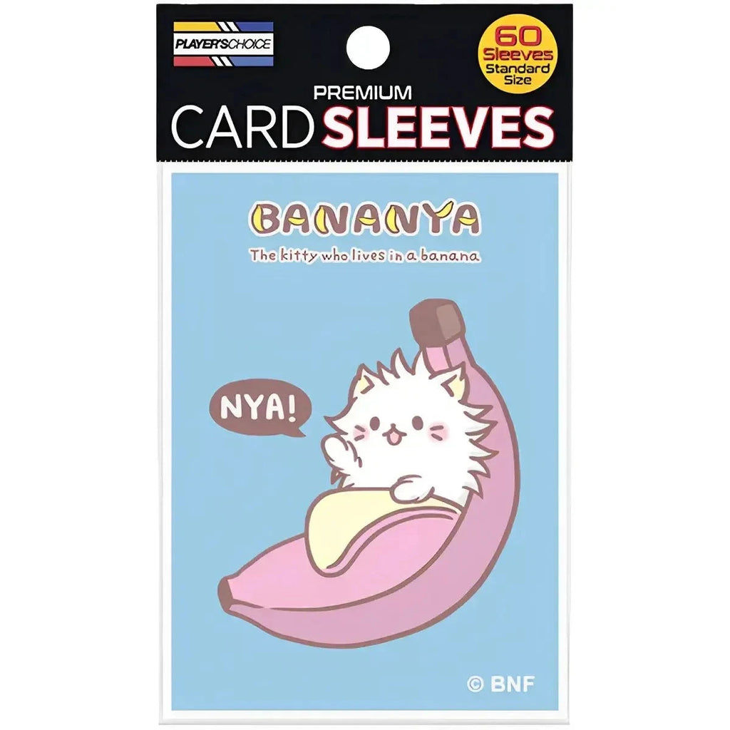 Players Choice - Licensed Bananya Standard Sleeves Long Haired Bananya (Blue) (66x91mm (std))