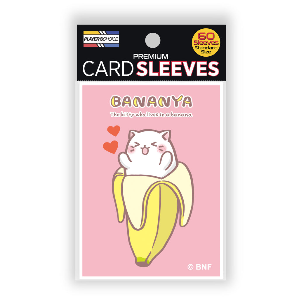 Players Choice - Licensed Bananya Standard Sleeves Lovey Bananya (pink) (66x91mm (std))