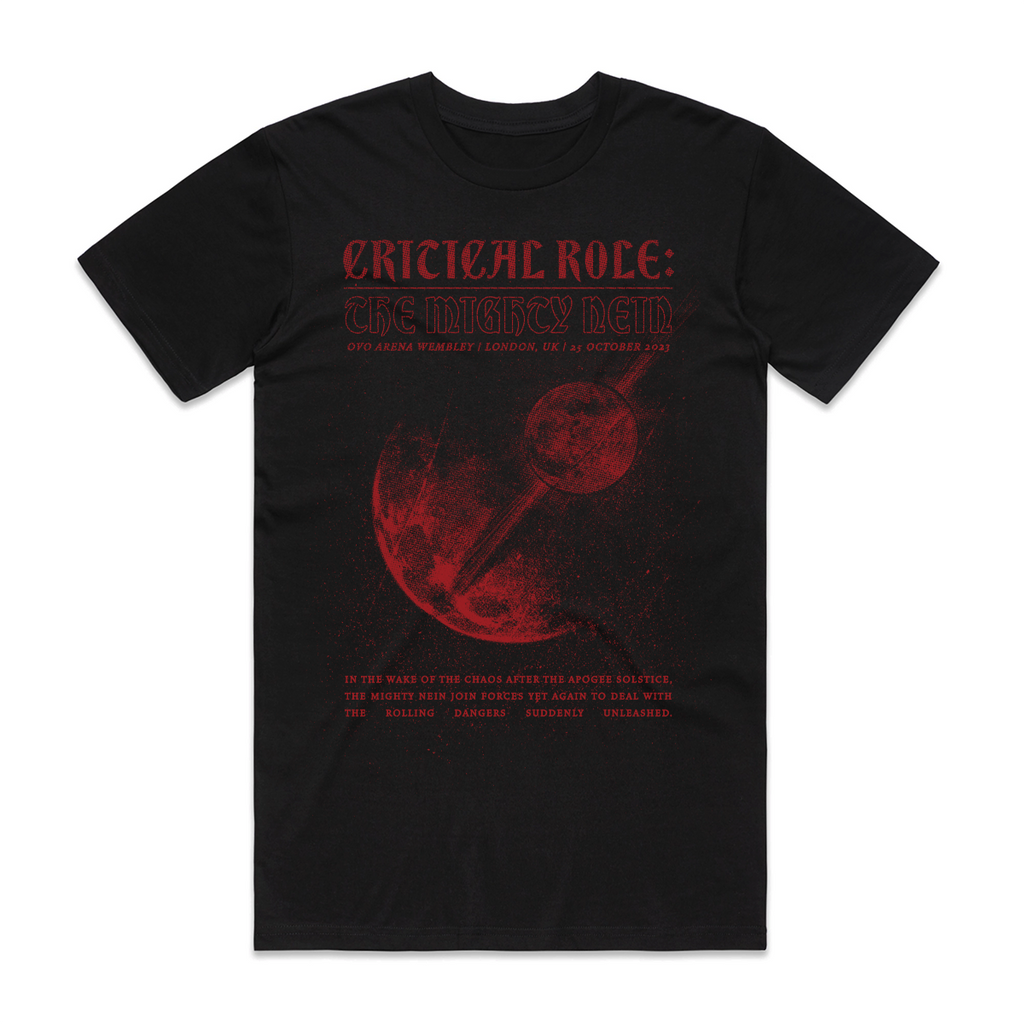 PREORDER Darrington Press - Mighty Nein Echoes of the Solstice T-Shirt - XL