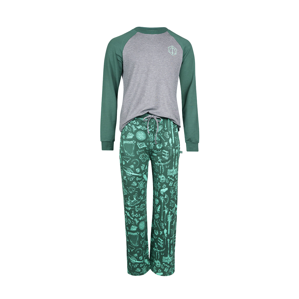 PREORDER Darrington Press - Critical Role Ultra Soft Forest Green Pajama Lounge Set - L
