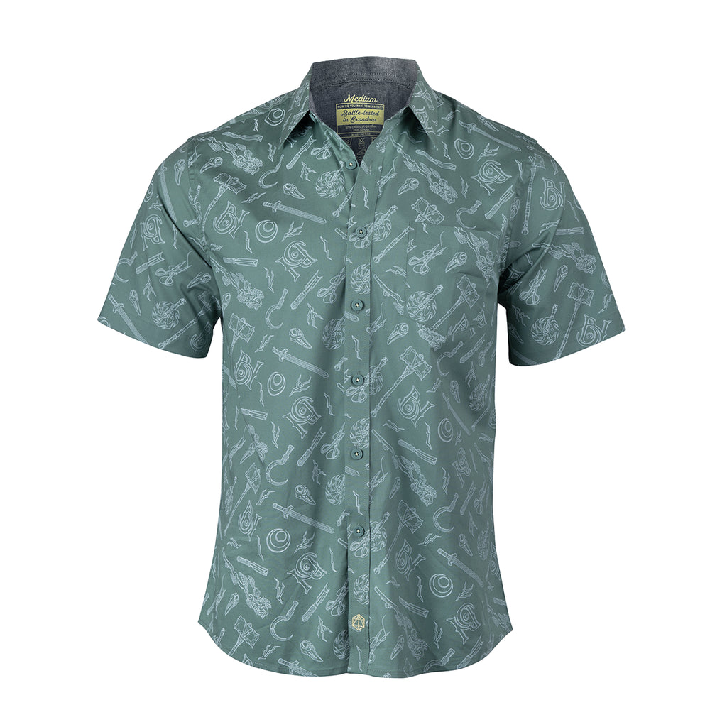 PREORDER Darrington Press - Bells Hells Weapons Button Down Short Sleeve Shirt - 6XL