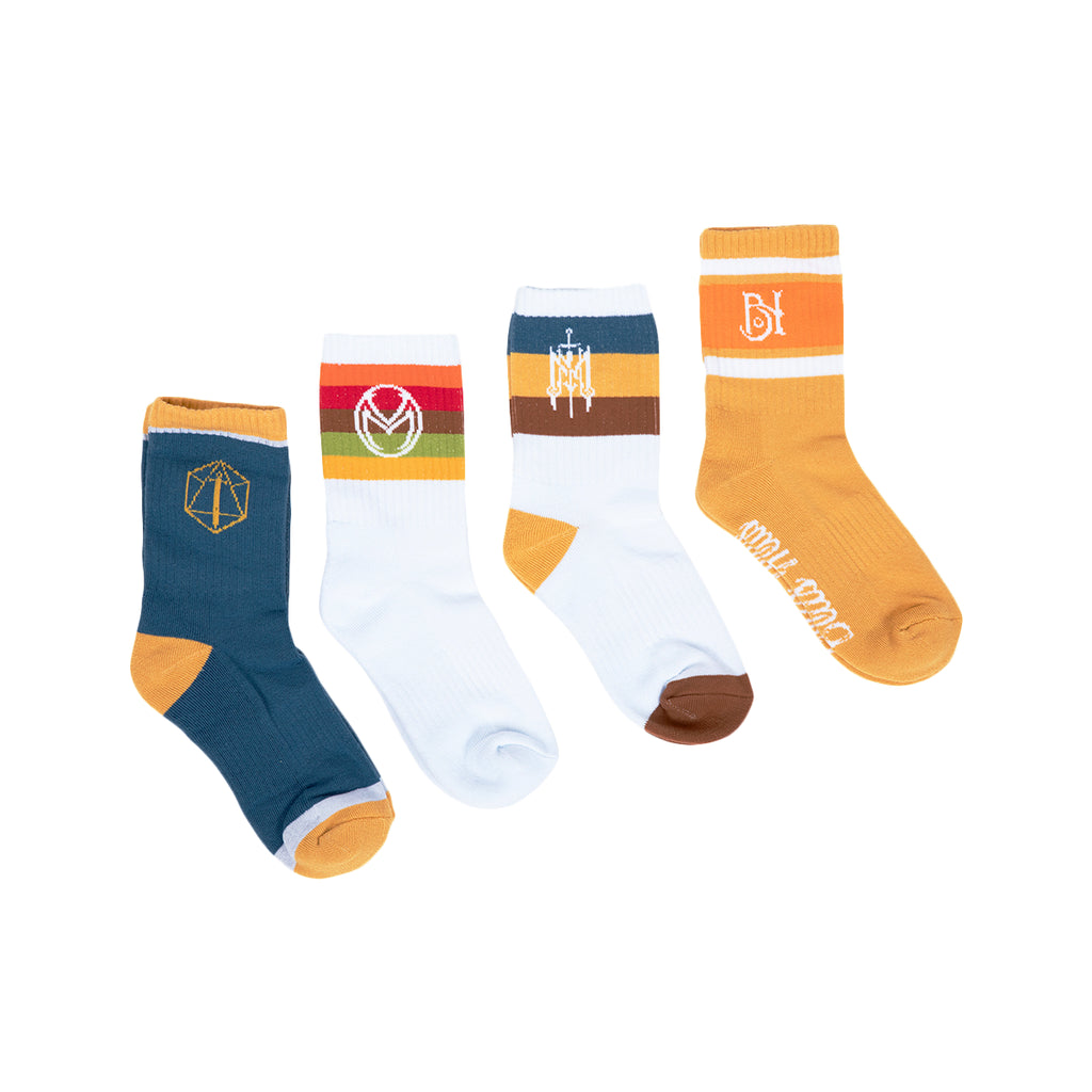 PREORDER Darrington Press - Critical Role Half Crew Socks 4-Pack