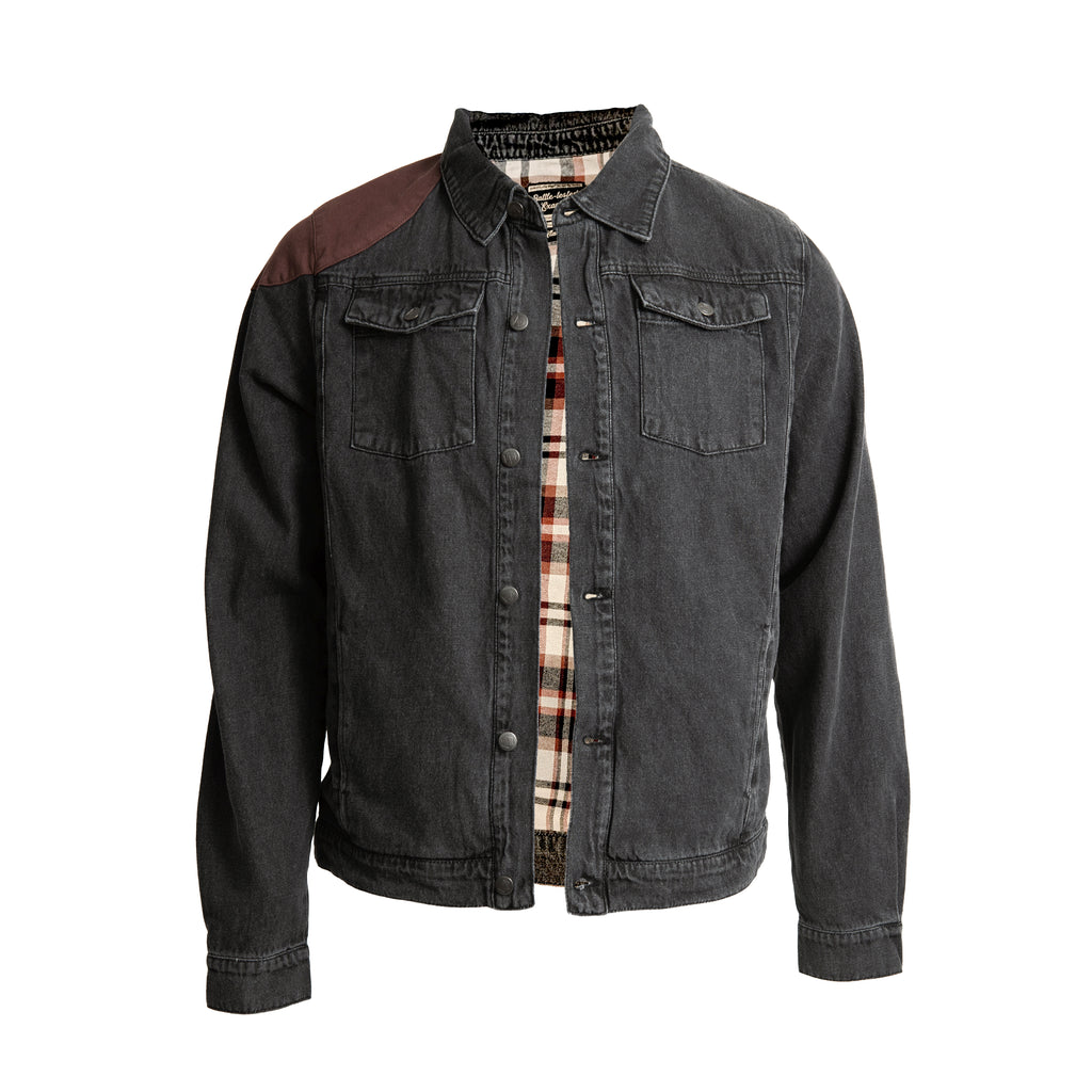 PREORDER Darrington Press - Vox Machina Collection: Grog Strongjaw Flannel Lined Denim Shirt Jacket - 4XL