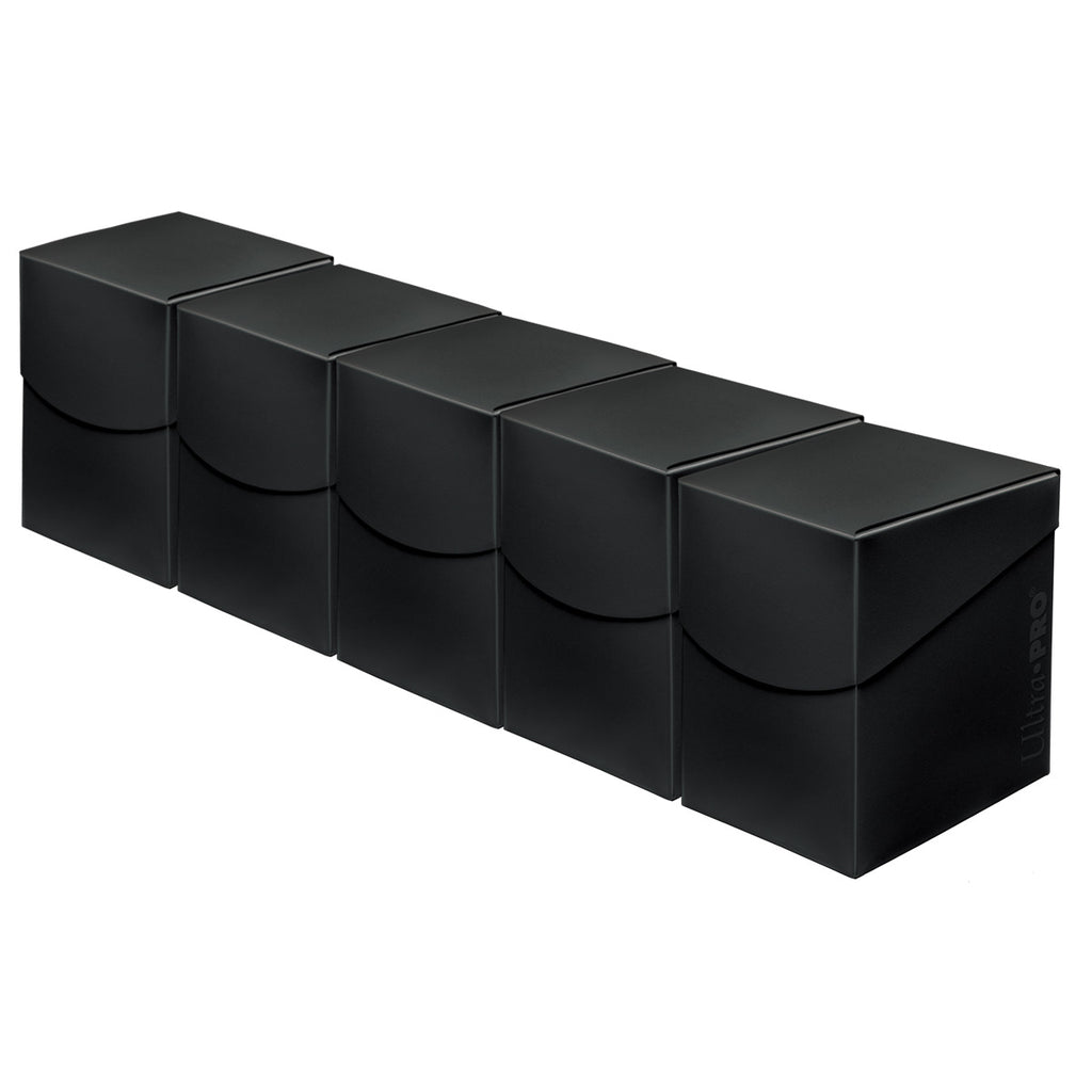 PREORDER Ultra Pro: UP83769 5 Set Eclipse PRO 100+ Deck Box Bundle - Jet Black