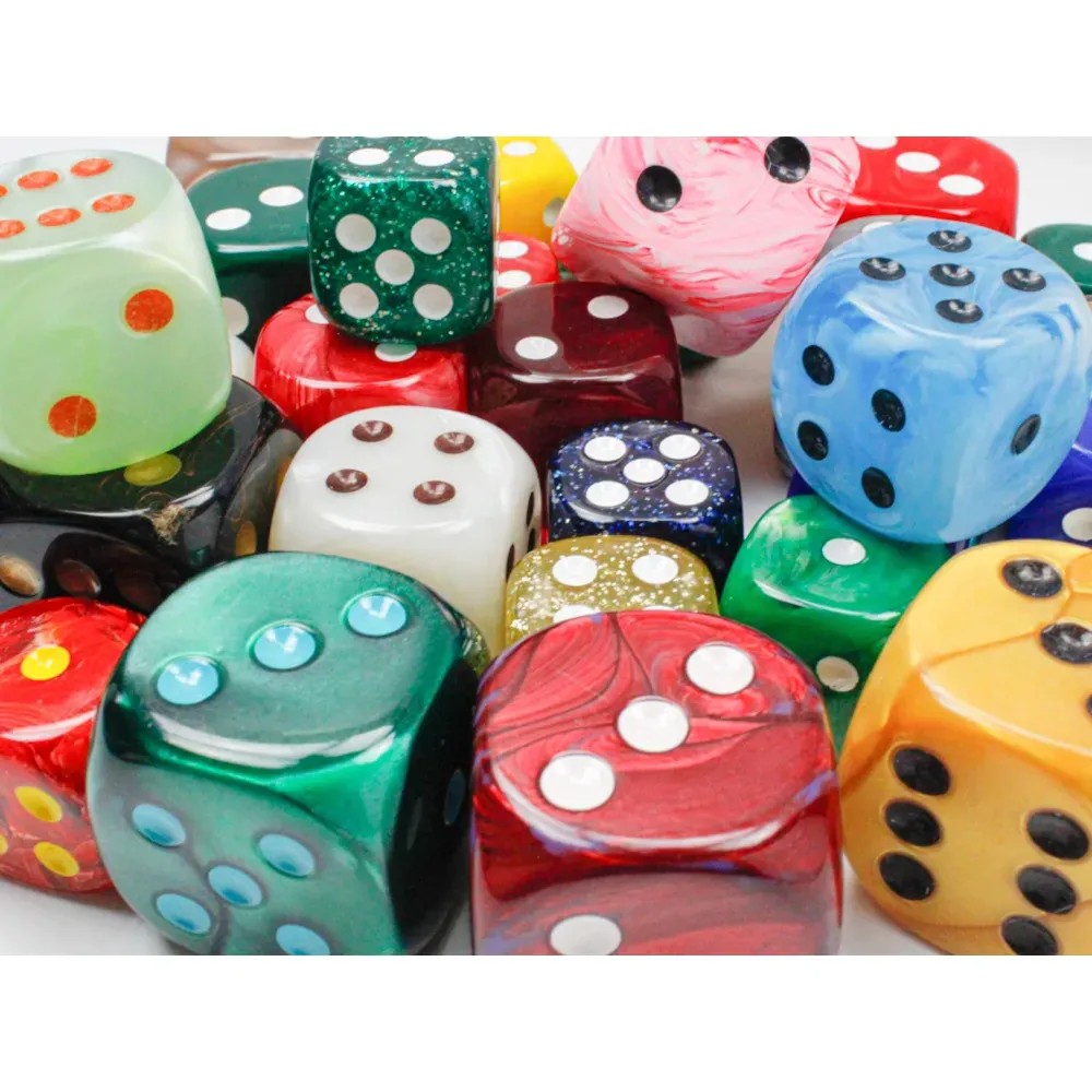 PREORDER CXH DA2535OC Bag of 30 6-sided Dice w/Pips Sale (25mm - 30mm - 35mm)