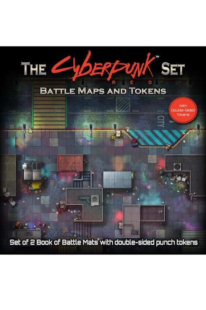 PREORDER Cyberpunk Book BattleMat Tokens CyberpunkRED
