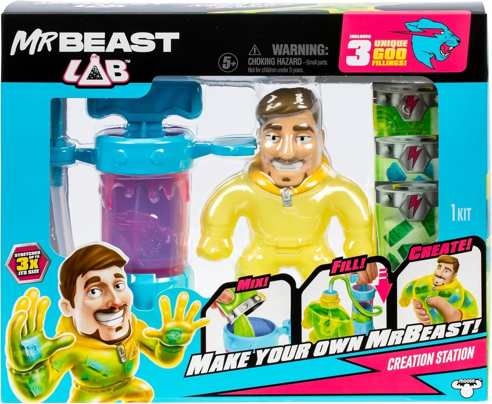 PREORDER Mr Beast Lab Stretchy Hero Creator Pack Hazmat Jimmy