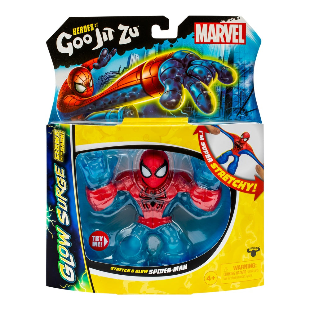 PREORDER Heroes Of Goo Jit Zu Marvel S9 W1 Glow Surge Hero Pk Assortment (8)