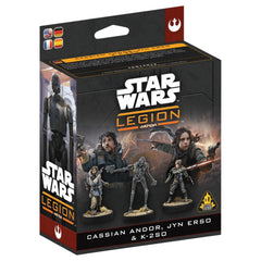 Star Wars: Legion  Cassian Andor Jun Erso & K-2SO