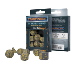 PREORDER Q Workshop: Starfinder Threefold Conspiracy Dice Set