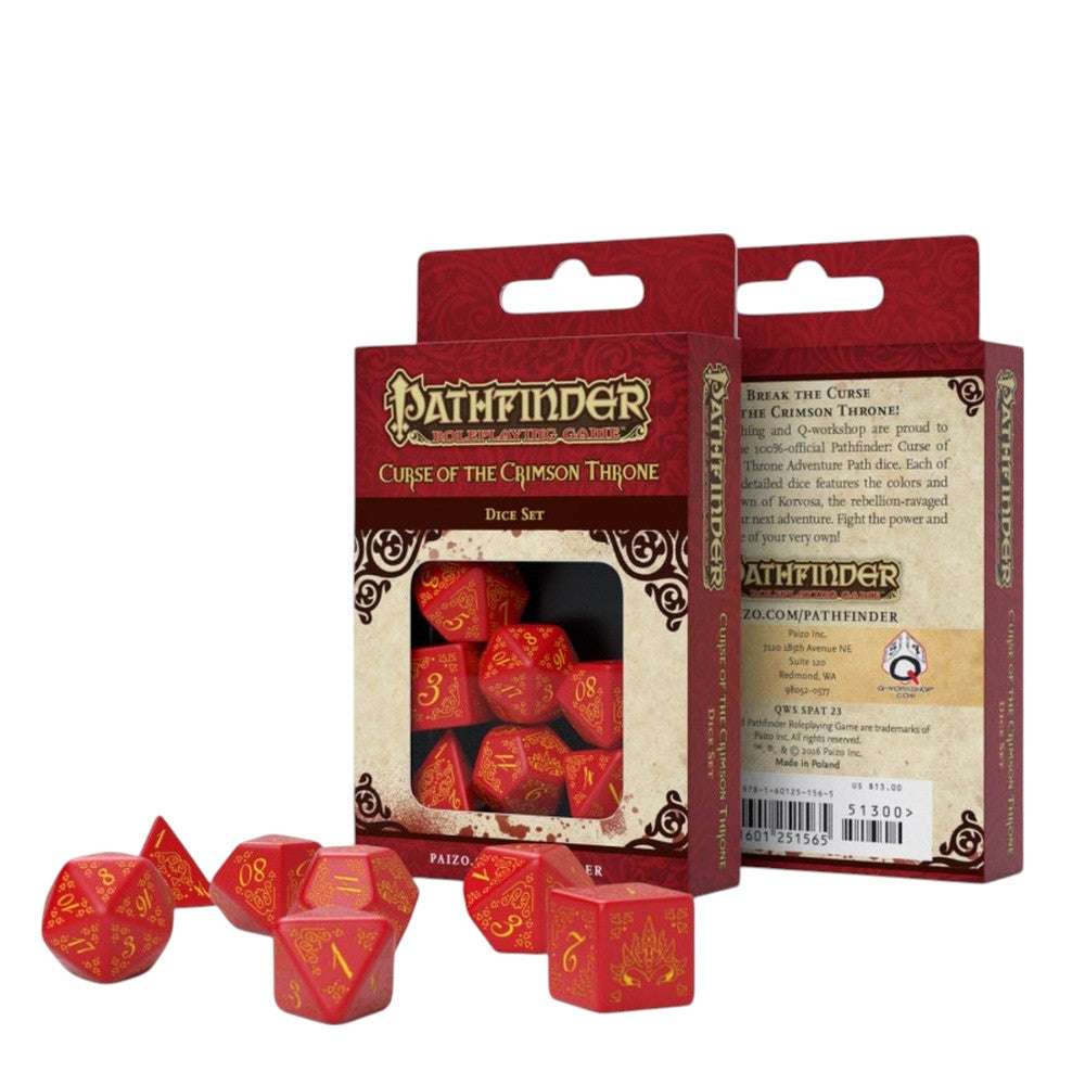 PREORDER Q Workshop: Pathfinder Curse of the Crimson 7-Dice S