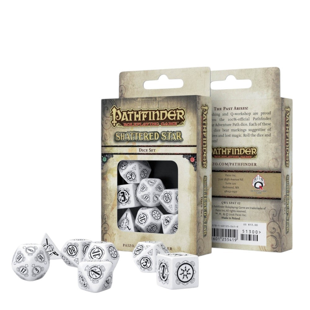 PREORDER Q Workshop: Pathfinder Shattered Star 7 Dice Set