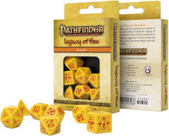 PREORDER Q Workshop: Pathfinder Legacy of Fire 7-Dice set