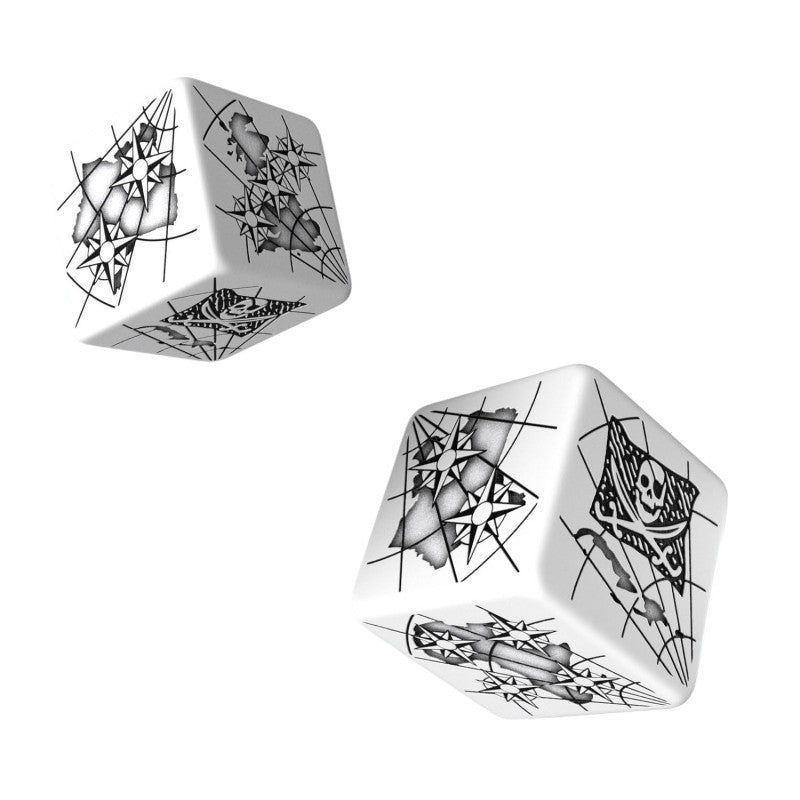 PREORDER Q Workshop: Pirate 2D6 2-Dice set