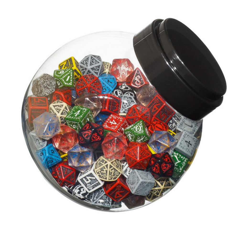 PREORDER Q Workshop: Jar of dice with D6 D10 D20 (150)