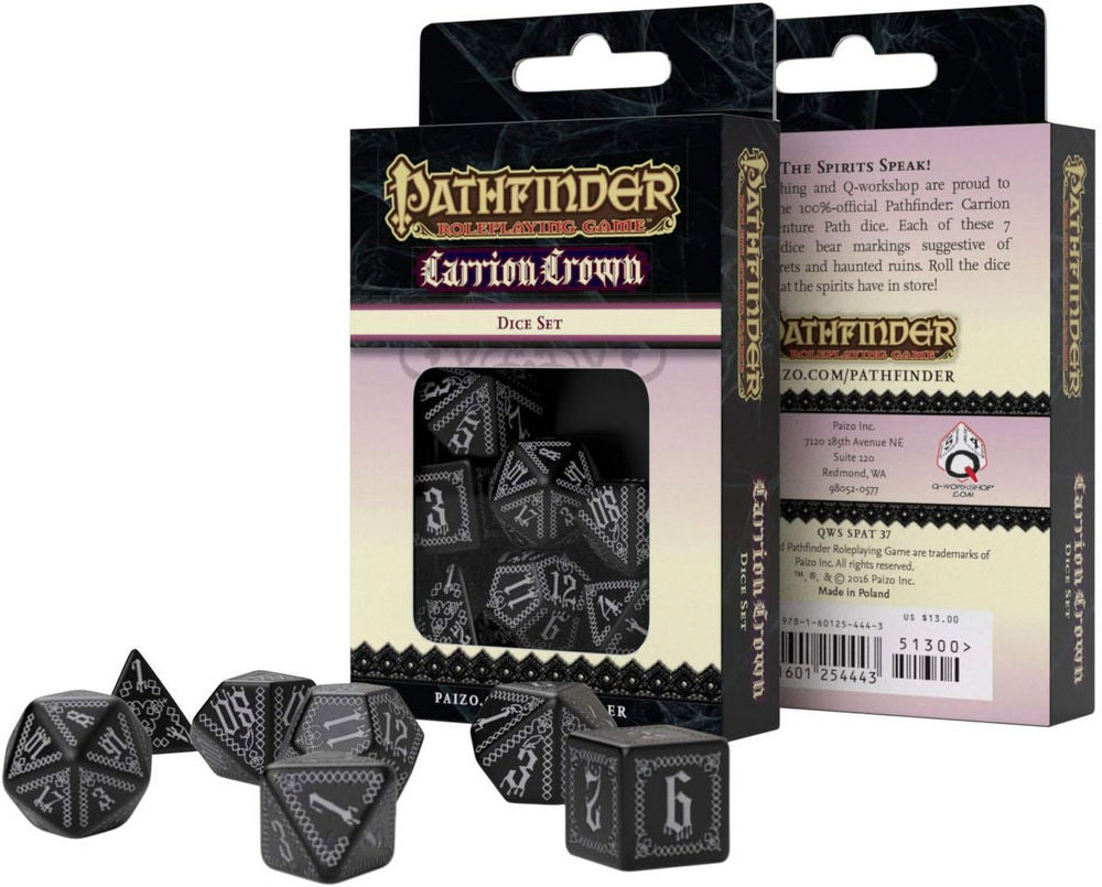 PREORDER Q Workshop: Pathfinder Carrion Crown Dice Set