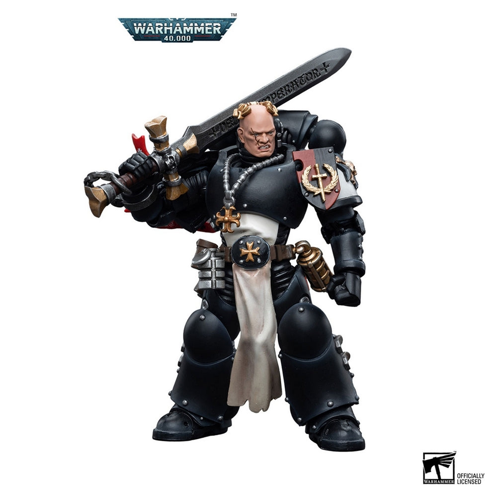 PREORDER Warhammer Collectibles: 1/18 Scale Black Templars Emperors Champion Bayards Revenge